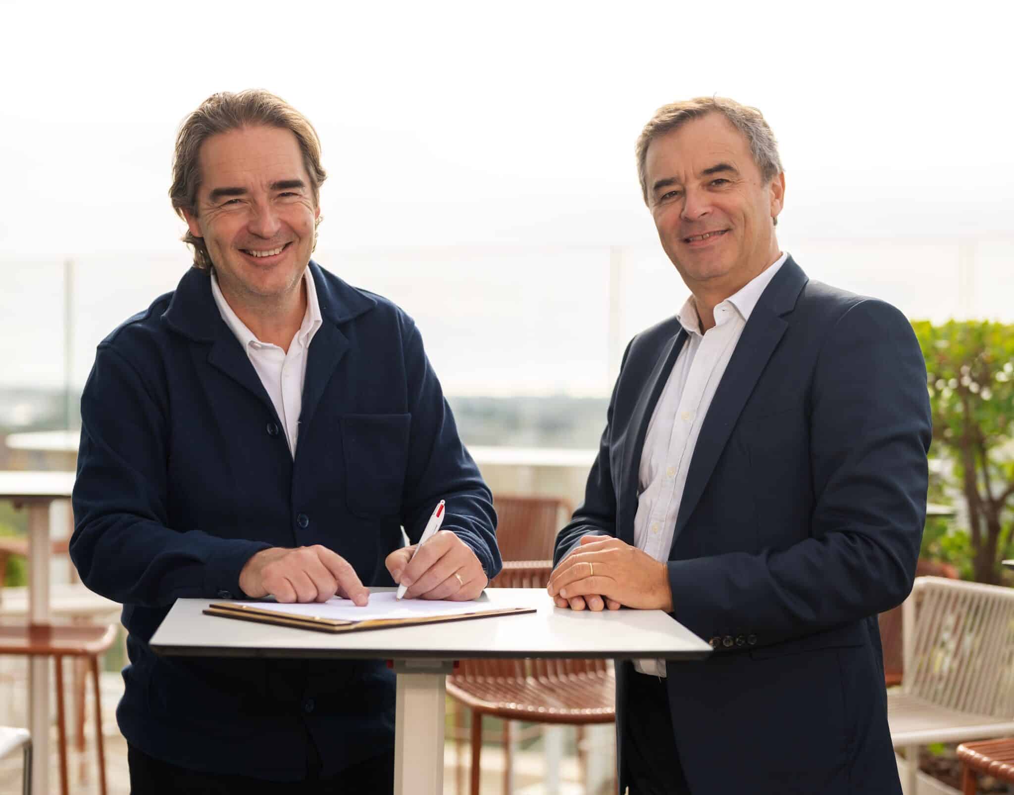OLIVIER GANIVENQ - Président Directeur général de Promeo Groupe, et ALEXANDRE SÉJOURNÉ, Directeur général d’Accessite